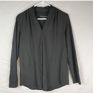 Soft Surroundings Black Stretch blouse tunic medium